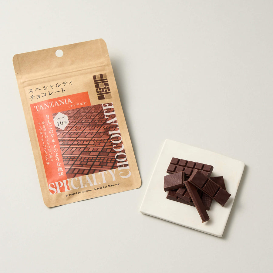 スペシャルティチョコレート/タンザニア（15枚入り） – Minimal